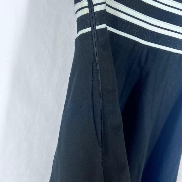 Maeve Anthropologie Womens Dress Size 0 Black Crosswise Sleeveless Flare Bandage - Picture 12 of 13